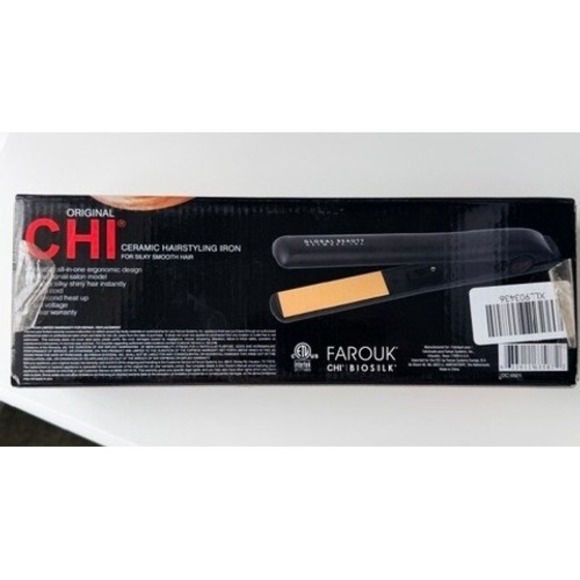 CHI Ceramic Hairstyling Iron Unisex OS Black NEW 1 Inch Flat Iron GF1001 - Picture 3 of 4
